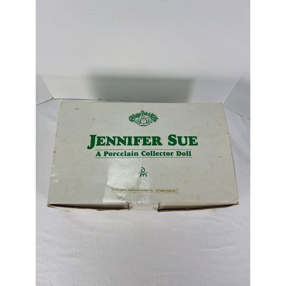 Danbury Mint Porcelain 16" Cabbage Patch Kid Doll Jennifer Sue" 1995 - Picture 10 of 10